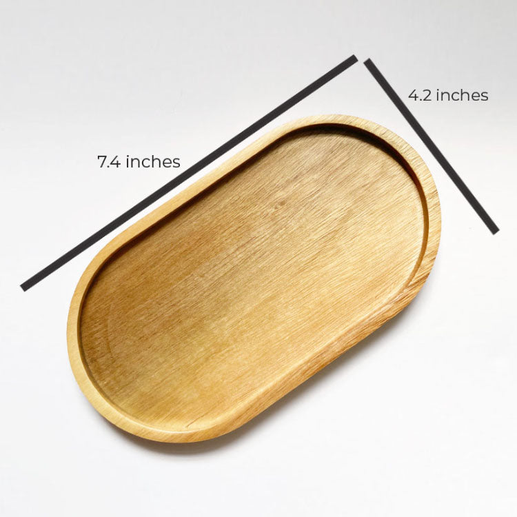 decorative teak tray