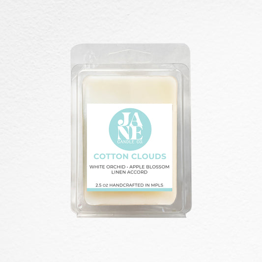 cotton clouds wax melts