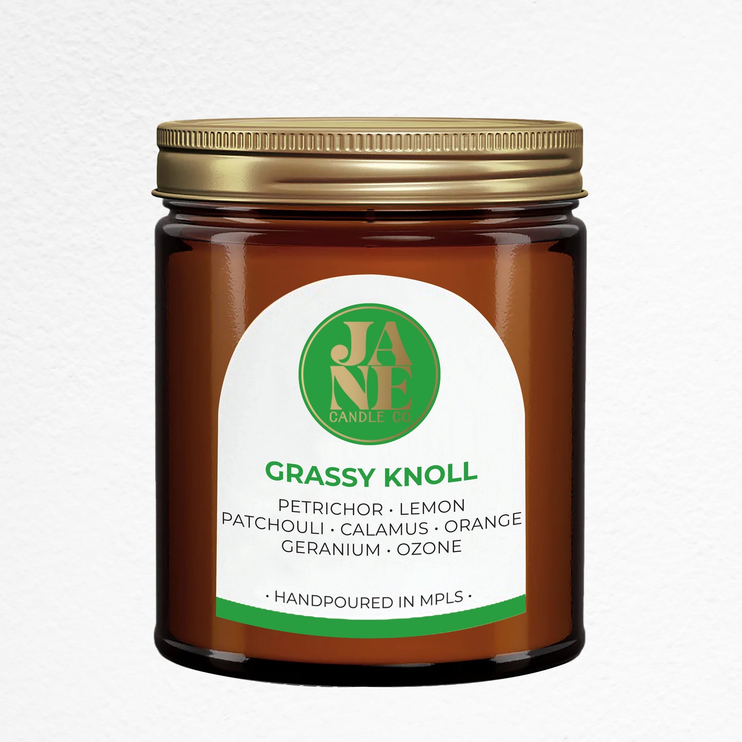 grassy knoll 9 oz jar