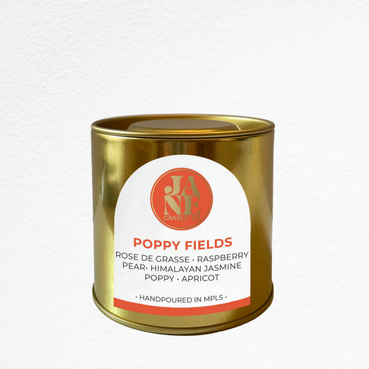 poppy fields 7.5 oz tin