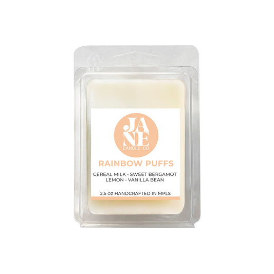 rainbow puffs wax melts