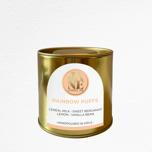 rainbow puffs 7.5 oz tin