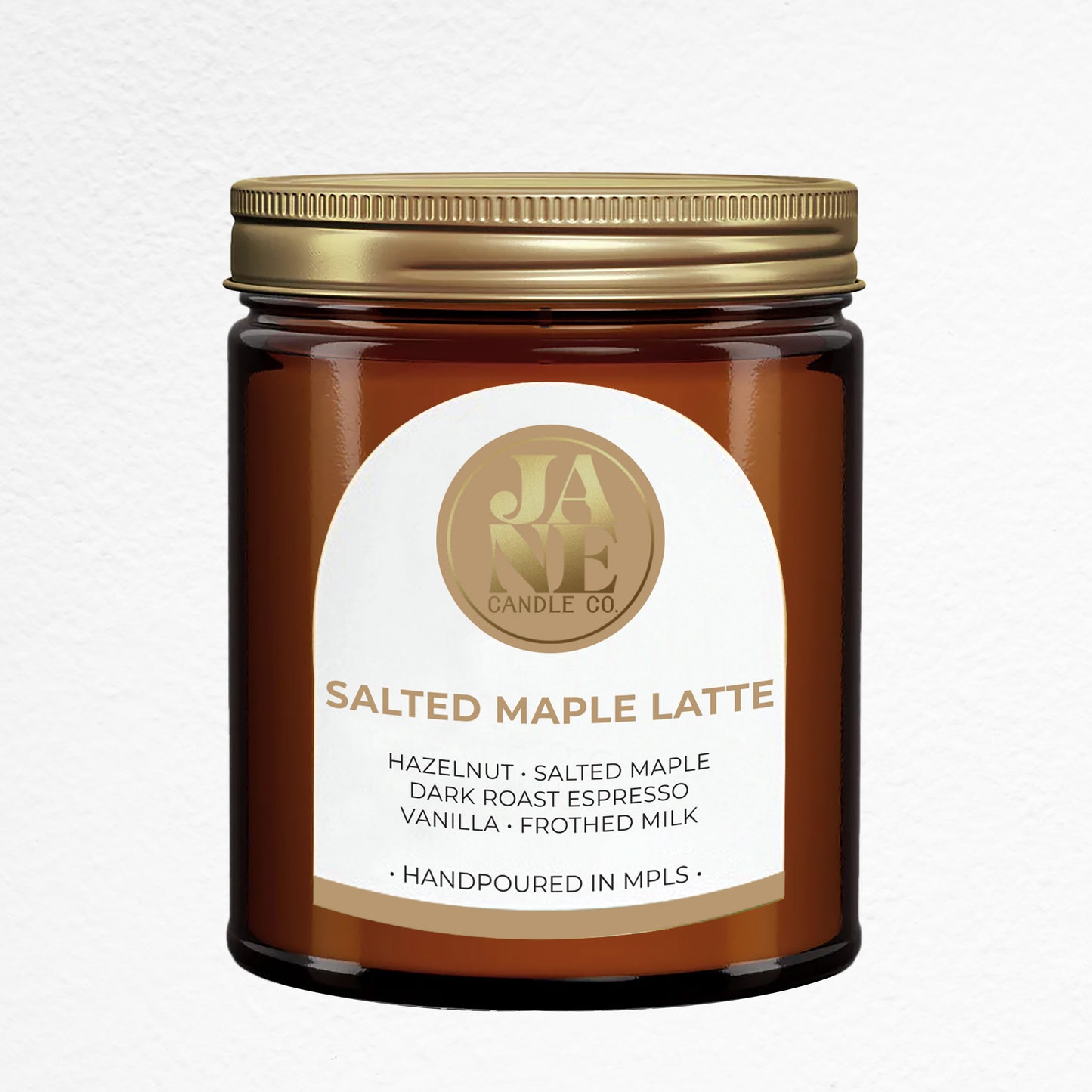 salted maple latte 9 oz jar