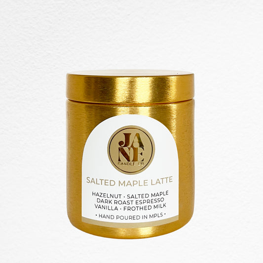 salted maple latte