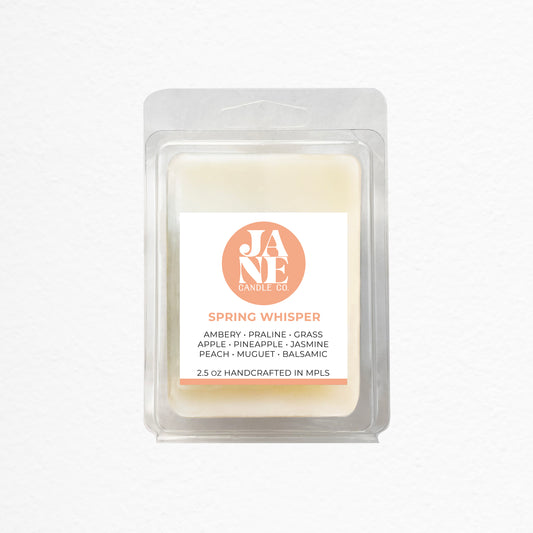 spring whisper wax melts