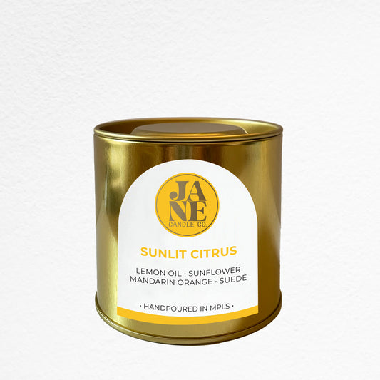 sunlit citrus 7.5 oz tin